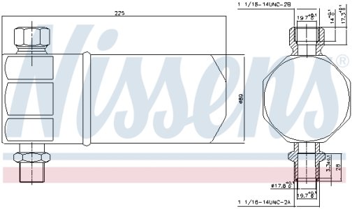 Osuszacz klimatyzacji NISSENS 95115 4B0820192