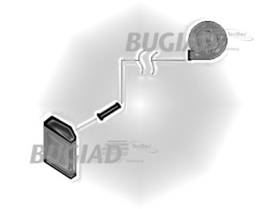 PRZEWÓD INTERCOOLERA PEUGEOT 207, 107, PARTNER