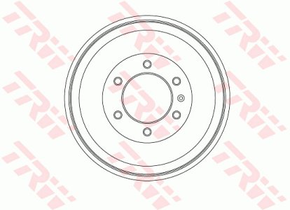 Bęben hamulcowy TRW DB4451 8980303850 ISUZU D-MAX  06