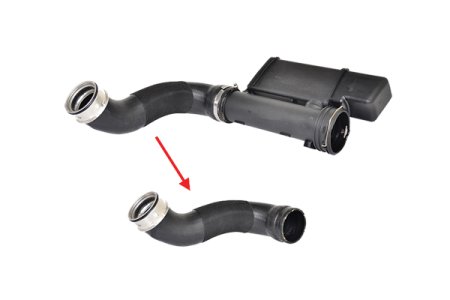 PRZEWÓD INTERCOOLERA MB E200