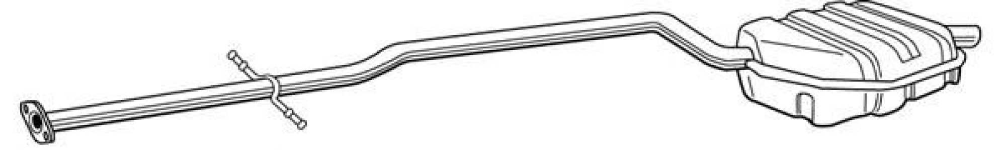 Tłumik końcowy WALKER 22684-65 18101485992