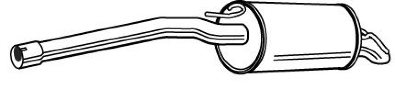 Tłumik końcowy WALKER 23243-53 2K0253609AB