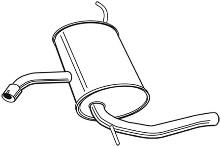 Tłumik końcowy WALKER 23261-52 5P0253181AL