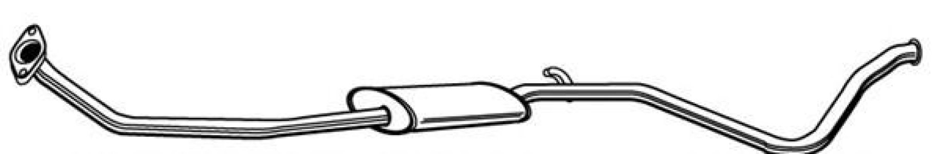 Tłumik środkowy WALKER 22891-67 1717N5