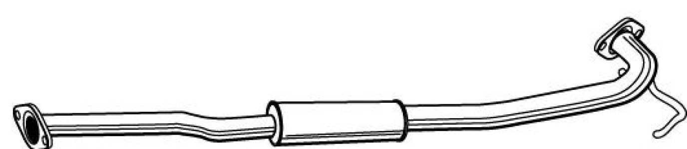 Tłumik środkowy WALKER 22990-66 203008H600