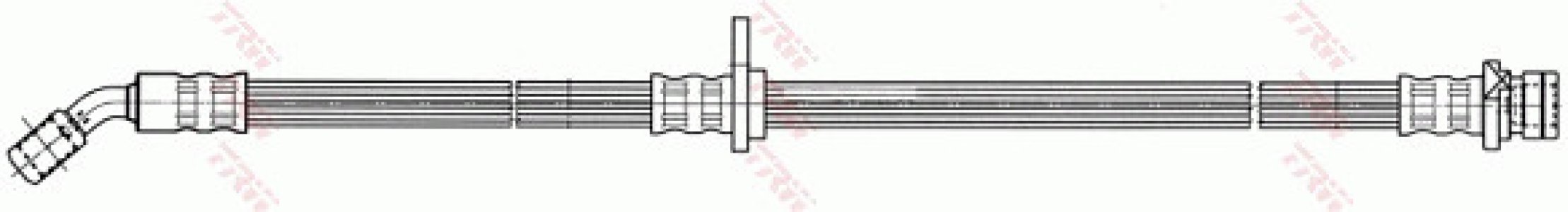 Przewód hamulcowy giętki TRW PHD599 01466SEAE00