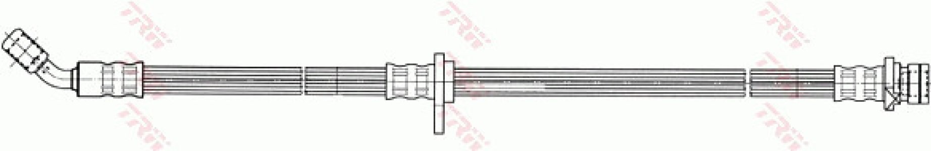 Przewód hamulcowy giętki TRW PHD604 01468SEAE00