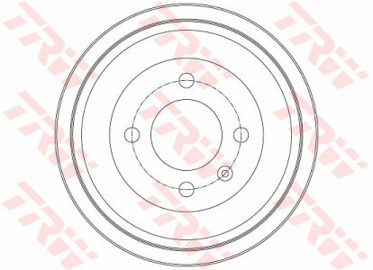 Bęben hamulcowy TRW DB4425 1S0609617