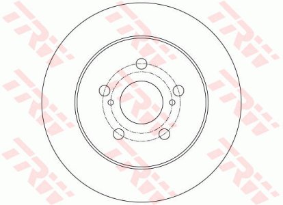 Tarcza hamulcowa TRW DF6145 4243112310