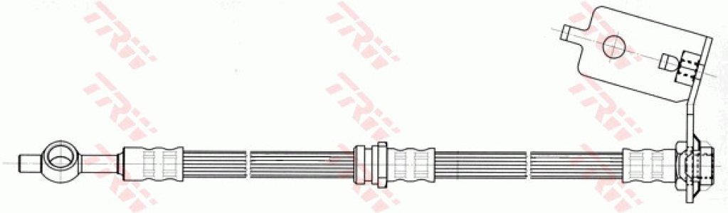 Przewód hamulcowy giętki TRW PHD959 5881226050