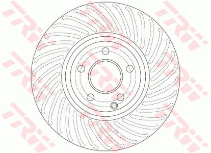 Tarcza hamulcowa TRW DF6195S 2044210812