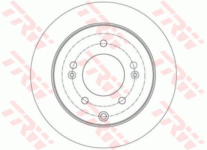 Tarcza hamulcowa TRW DF7819 584112K300
