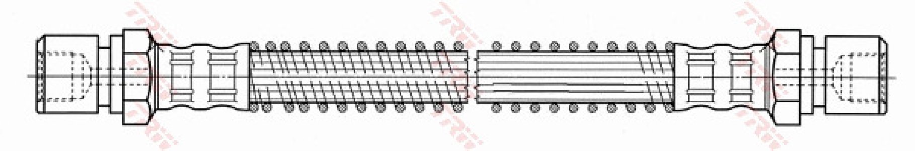 Przewód hamulcowy giętki TRW PHA521 