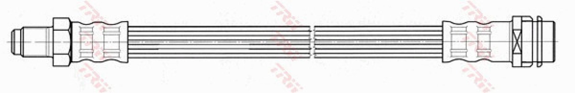 Przewód hamulcowy giętki TRW PHB572 