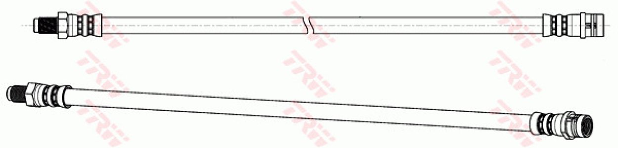 Przewód hamulcowy giętki TRW PHB573 