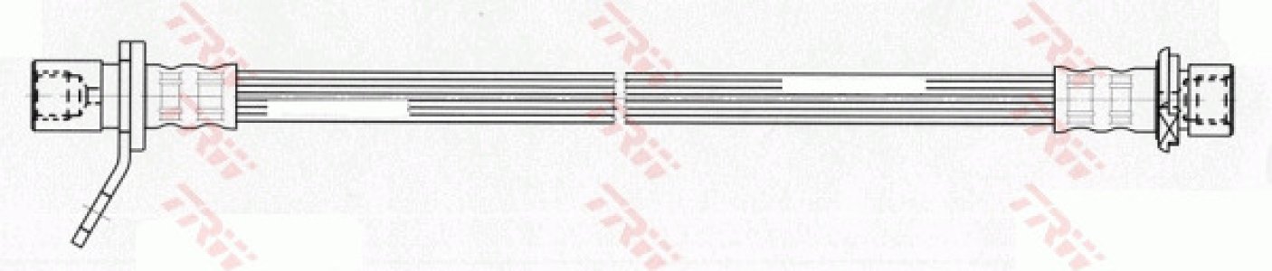 Przewód hamulcowy giętki TRW PHA552 