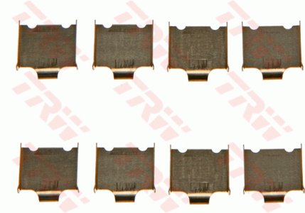Zestaw montażowy klocków hamulcowych TRW PFK565 DA0169200
