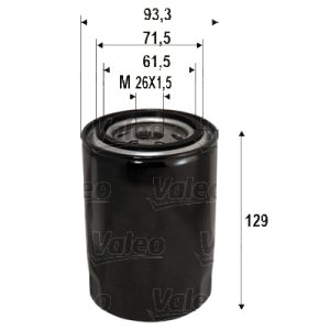 Filtr oleju VALEO 586095 W93026