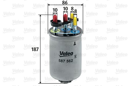 Filtr paliwa VALEO 587562 WK8295