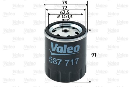 Filtr paliwa VALEO 587717 WK716