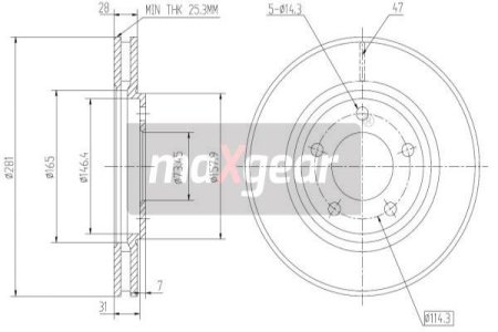 TARCZA HAM. CHRYSLER P. VOYAGE 02-