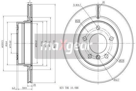 TARCZA HAM. BMW T. E87/E90 04-