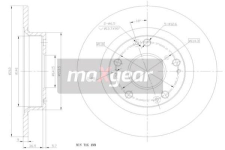 TARCZA HAM. HONDA T. CIVIC 06-