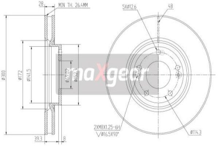 TARCZA HAM. HYUNDAI P. IX35/I40/SPORTAGE 10-/TUSCON/SONATA 05-