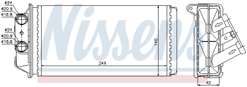 Nagrzewnica NISSENS 71454 46723061