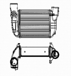 Intercooler NRF 30756 8E0145805L