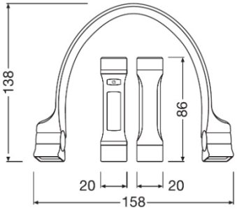 LAMPA WARSZTATOWA LEDINSPECT NA SZYJĘ