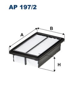 FILTR POWIETRZA FILTRON AP197 2 C25002 HYUNDAI I20 II