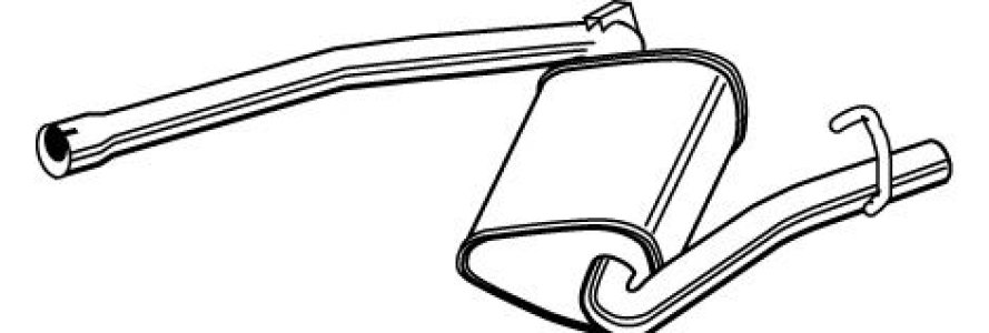 Tłumik WALKER 23054-66 8E0253409AR