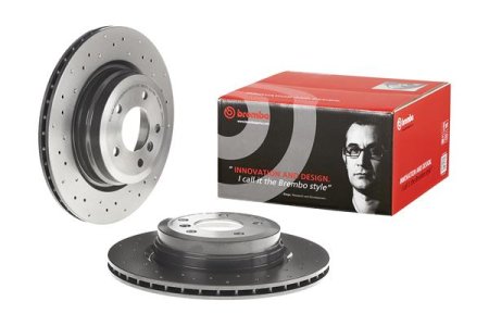 Tarcza hamulcowa BREMBO 09 A270 1X 34216764655 BMW 3 E90  05- TYŁ WEN.