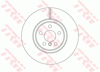TARCZA HAMULC. BMW 2 F45  14- PRZÓD