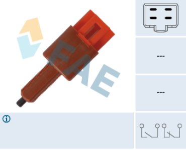 WŁĄCZNIK ŚWIATEŁ STOP FAE 24455 25320BR00A NISSAN