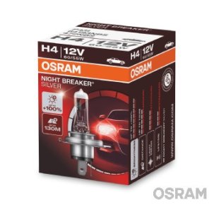 ŻARÓWKA H4 60/55W 12V NIGHT BREAKER SILVER +100%