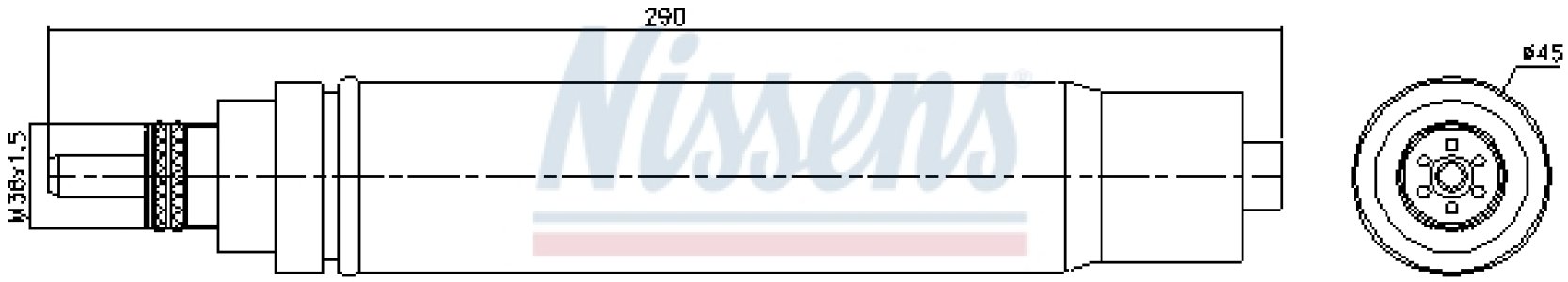 Osuszacz klimatyzacji NISSENS 95333 64536917489