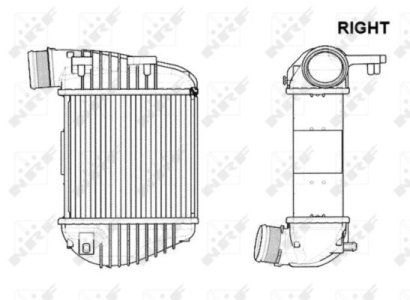 Intercooler NRF 30772 4F0145806R