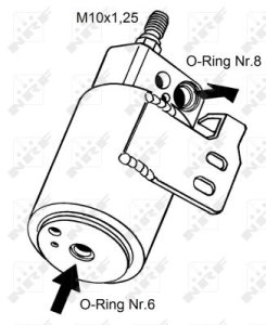 Osuszacz klimatyzacji NRF 33129 1618150