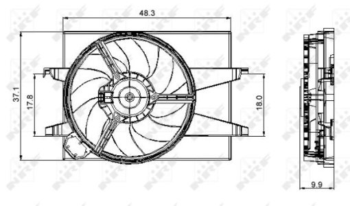 Wentylator NRF 47006 1141507