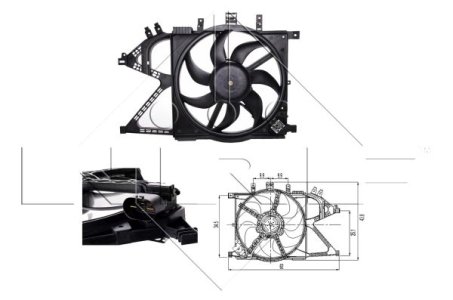 Wentylator NRF 47011 1314445