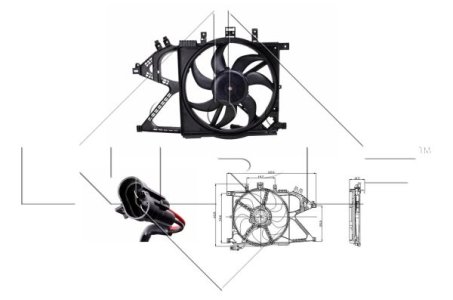 Wentylator NRF 47012 1314442