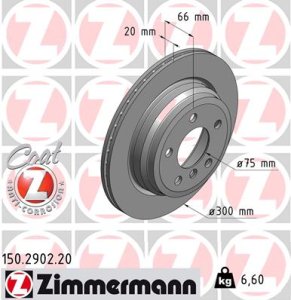 Tarcza hamulcowa ZIMMERMANN 150.2902.20 34216792229
