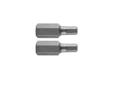 BIT HEX 6 X 30 MM, S2 X 2 SZT.