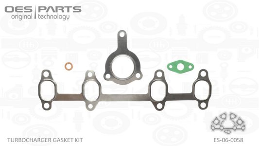 ZESTAW MONTAŻOWY TURBOSPRĘŻARKI SKODA