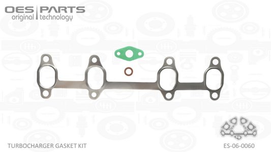ZESTAW MONTAŻOWY TURBOSPRĘŻARKI SKODA