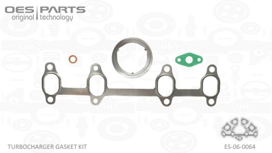 ZESTAW MONTAŻOWY TURBOSPRĘŻARKI SKODA