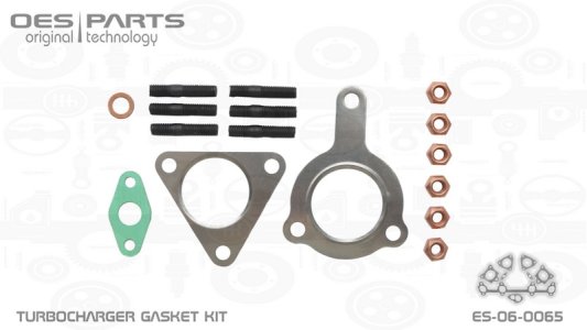ZESTAW MONTAŻOWY TURBOSPRĘŻARKI SKODA