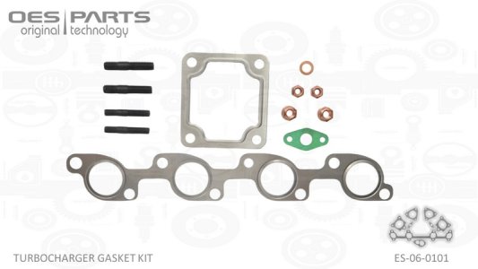 ZESTAW MONTAŻOWY TURBOSPRĘŻARKI FORD